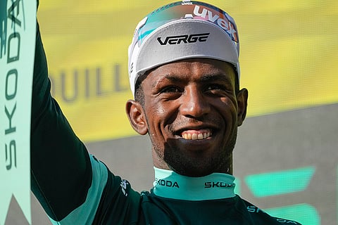 Best sprinter Eritrea's Biniam Girmay